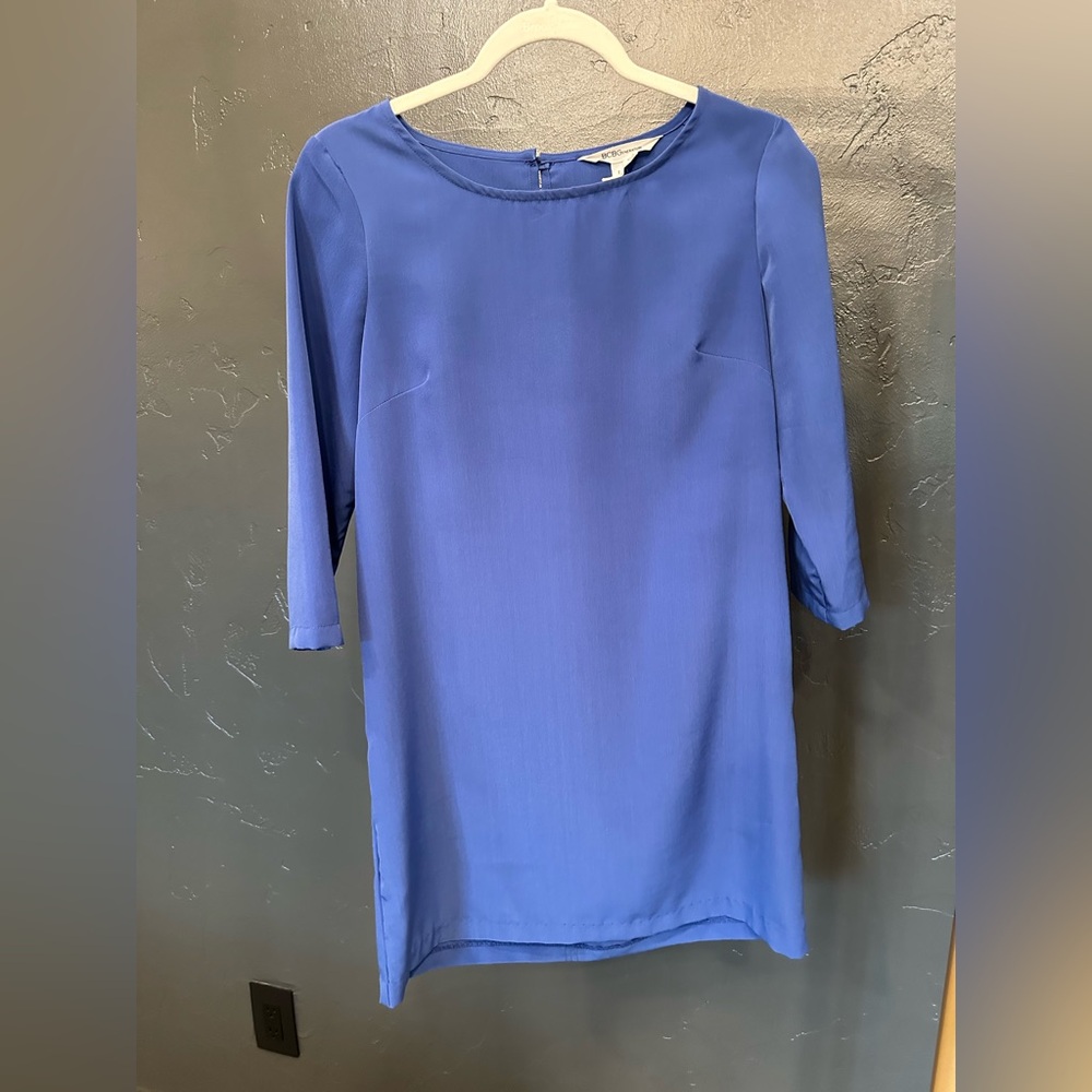 BCBGeneration cobalt blue mini shift dress